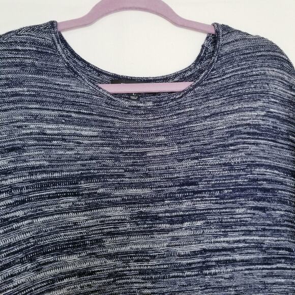 Ellen Tracy Casual Sweater Cotton Blend Pullover Long Sleeve Round Neck Size L - Picture 2 of 8